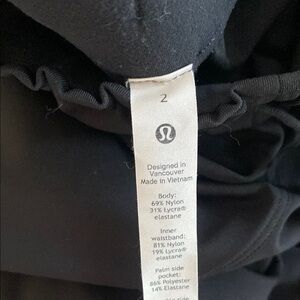 lululemon athletica Black Track Pants